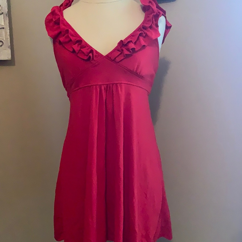 Red knit dress, juniors large
